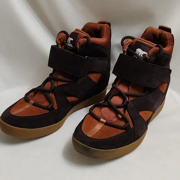 Sorel Out N About Wedge High-Top Sneakers (W Size 10) - Picture 5 of 16